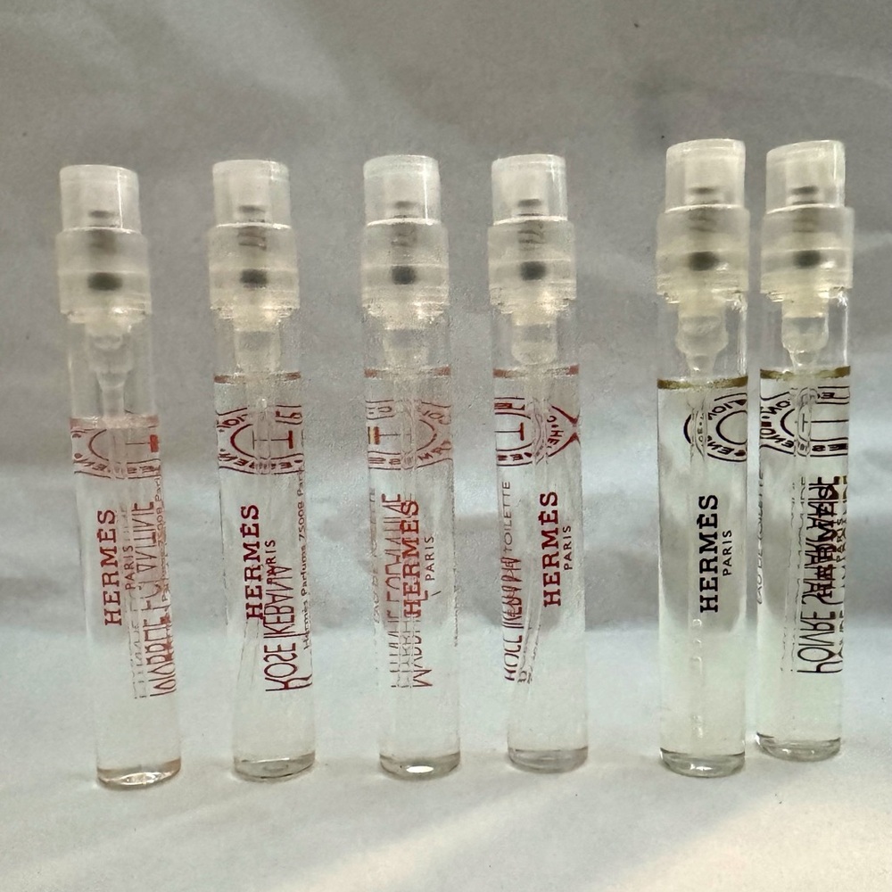 Hermes perfume samples new 6 total
